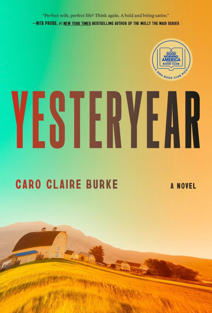 On the cover of Yesteryear a photograph of a farm is warped to give a feeling of unsteadiness and uncanniness 